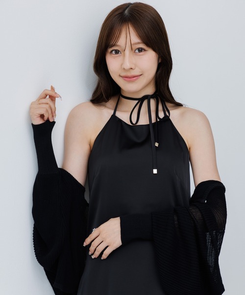 ワンピース satin cami onepiece (サテンキャミワンピース