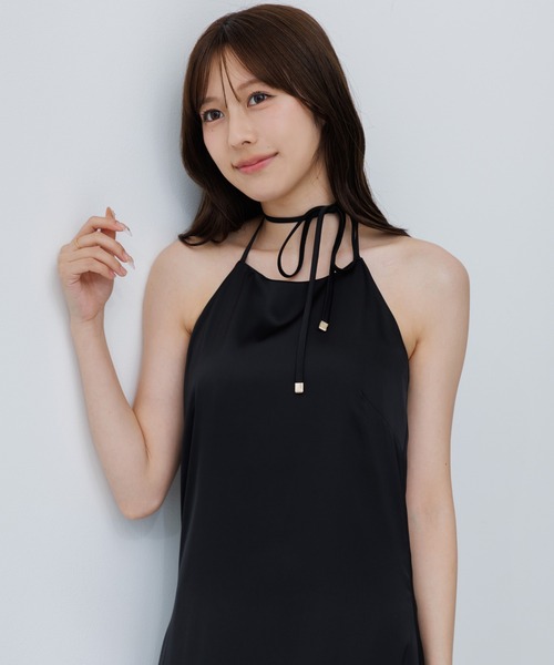 SENEE satin cami onepiece サテンキャミワンピース satin cami onepiece (サテンキャミワンピース)（ワンピース