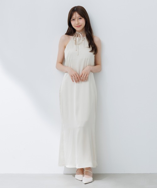 ワンピース satin cami onepiece (サテンキャミワンピース