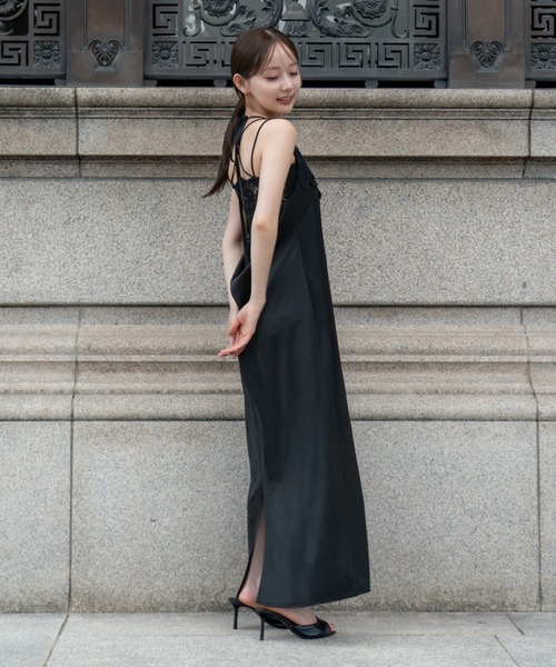 ワンピース satin cami onepiece (サテンキャミワンピース) | ブランド登録なし | 17