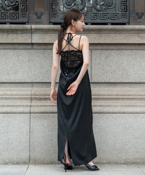 ワンピース satin cami onepiece (サテンキャミワンピース) | ブランド登録なし | 18