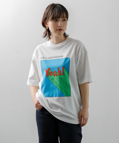 tシャツ 「MEN ， WOMEN」CAPSULE-T Pontre Yeah Tee レディース メンズ