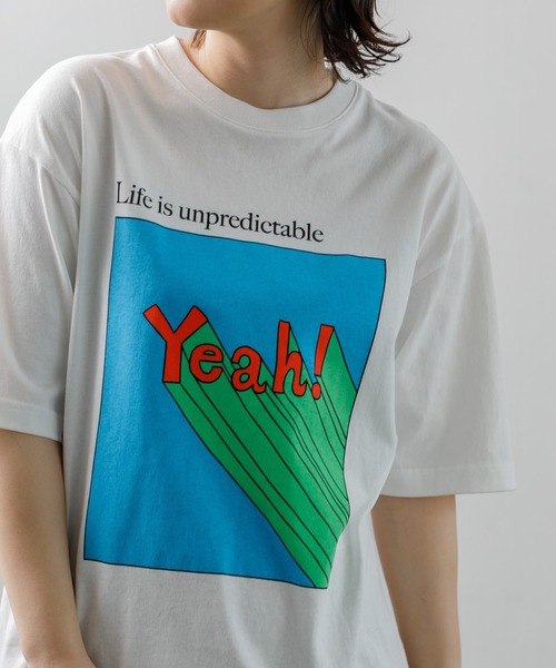 tシャツ 「MEN ， WOMEN」CAPSULE-T Pontre Yeah Tee レディース メンズ AMERICAN RAG CIE tシャツ 「MEN ， WOMEN」CAPSULE-T Pontre
