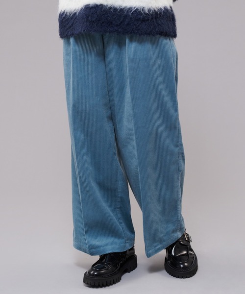 ONCILY（オンシェリー） コーデュロイパンツ SMALL ブルー メンズ