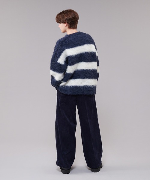 RILY ブルー　コーデュロイパンツ　Lサイズ　新品未使用 RILY ブルー コーデュロイパンツ Lサイズ 新品未使用 RILY ブルー