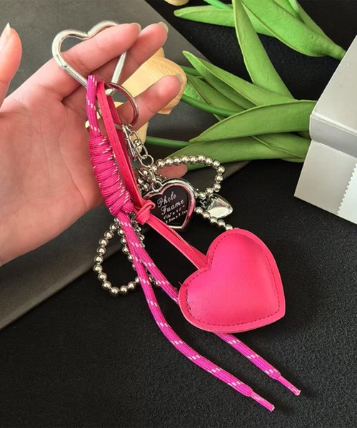 Revo. チャーム 「2026新色追加」ハートモチーフ ビーズ リボン