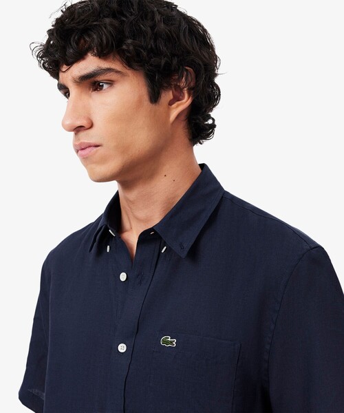 LACOSTE（ラコステ） シャツ リネンボタンダウンシャツ メンズ