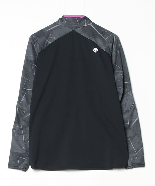 「DESCENTE」 ジップアップブルゾン 0 ブラック レディース_画像2