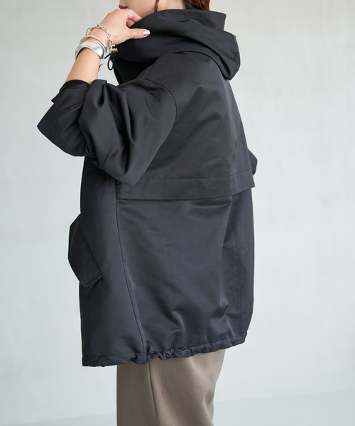 Spick & Span ベージュ ジップアップ ジャケット　サイズ　38 Spick＆Span ma1 ma-1 ナイロンジップブルゾン レディース
