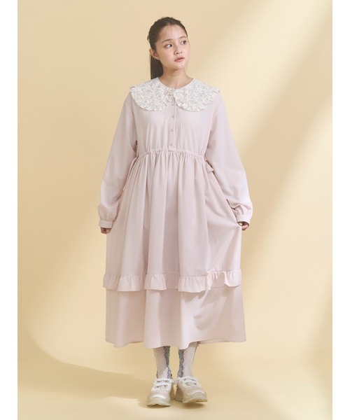 merry jenny flowercheckアシメワンピース flower checkアシメワンピース[品番：MKSW0063402]｜merry jenny