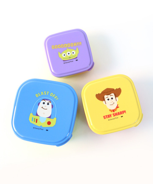 弁当箱 「DISNEY/ディズニー」 Toy Story トイストーリー  SEALED LUNCH BOX SET 3P/ランチボックス シール容器 | Disney | 02