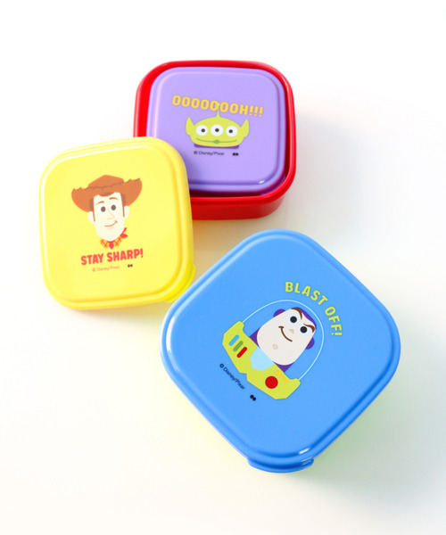 弁当箱 「DISNEY/ディズニー」 Toy Story トイストーリー  SEALED LUNCH BOX SET 3P/ランチボックス シール容器 | Disney | 04