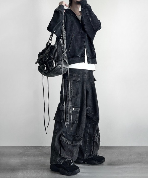 パーカー vintage make design heavy weight W zip parker / ヴィンテージメイクデザイン ヘビーウエイトダ | ADRER | 14