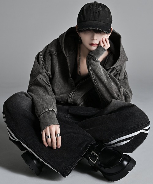 パーカー vintage make design heavy weight W zip parker / ヴィンテージメイクデザイン ヘビーウエイトダ | ADRER | 18