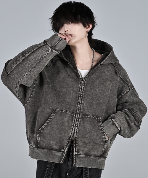 パーカー vintage make design heavy weight W zip parker / ヴィンテージメイクデザイン ヘビーウエイトダ | ADRER | 20