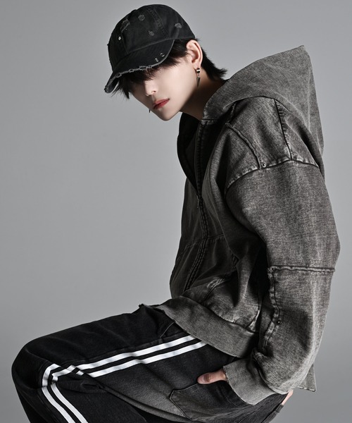 パーカー vintage make design heavy weight W zip parker / ヴィンテージメイクデザイン ヘビーウエイトダ | ADRER | 17