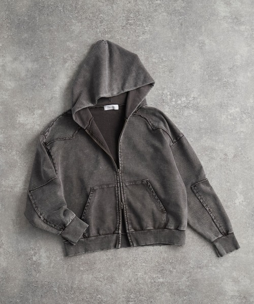 パーカー vintage make design heavy weight W zip parker / ヴィンテージメイクデザイン ヘビーウエイトダ | ADRER | 15