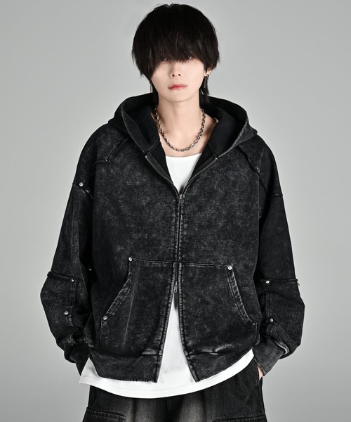 パーカー vintage make design heavy weight W zip parker / ヴィンテージメイクデザイン ヘビーウエイトダ | ADRER | 11