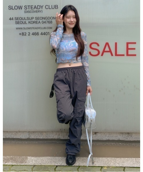 tシャツ 「Vini」マーブル シアー トップス レディース : ZOZOTOWN