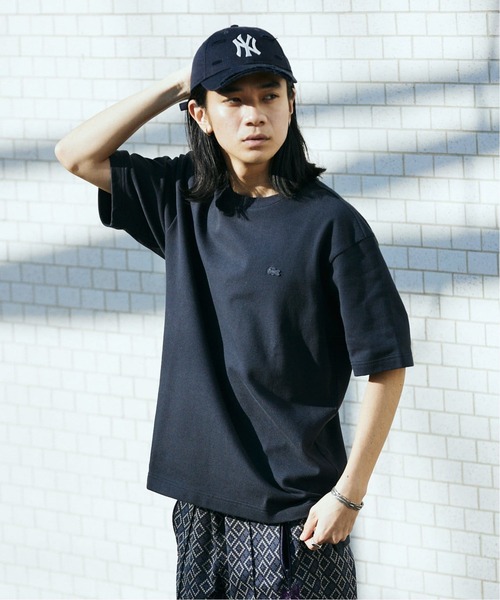 「LACOSTE」 半袖Tシャツ 4 ホワイト系その他 メンズ
