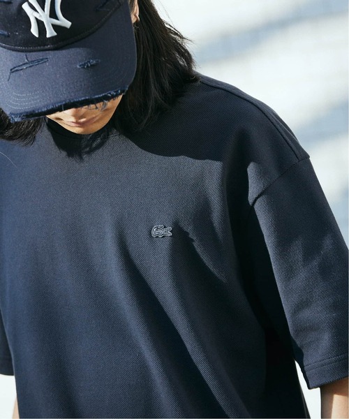 「LACOSTE」 半袖Tシャツ 4 ホワイト系その他 メンズ