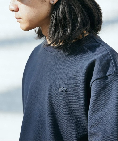 「LACOSTE」 半袖Tシャツ 4 ホワイト系その他 メンズ