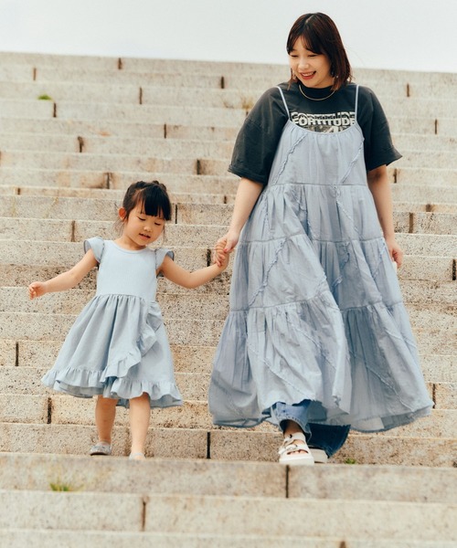 LOWRYS FARM（ローリーズファーム） ワンピース marinaコットンフリル