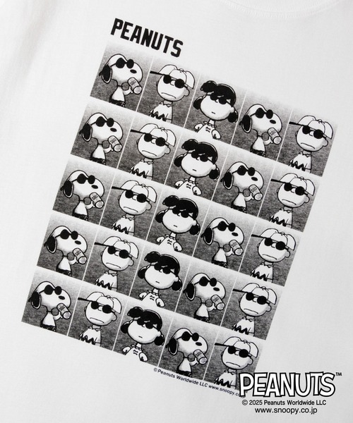 PEANUTS tシャツ JOHNBULL-PEANUTS-サングラス.SSTEE メンズ