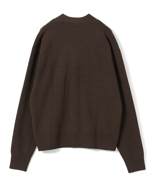 beams カーディガン ウール混 モヘヤ混 ブラック Mサイズ B：MING by BEAMS（ビーミング by ビームス） カーディガン 12ゲージ