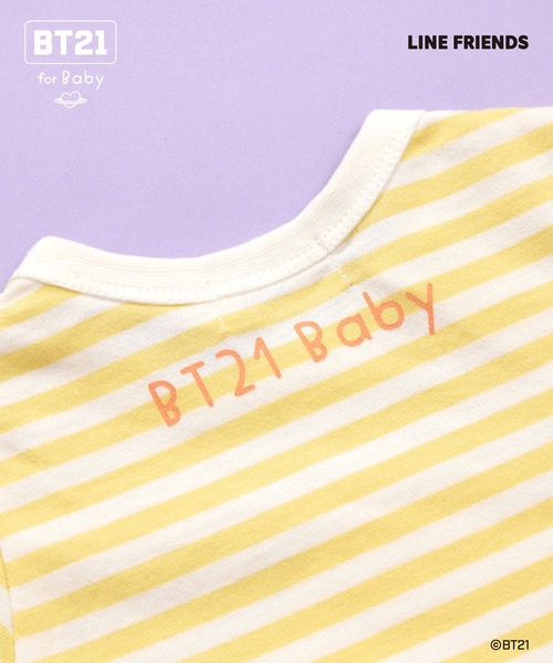 KP BOY（ケーピーボーイ） ベビー服 ロンパース 「BT21」アップリケ