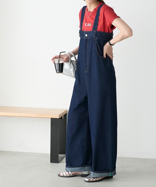 「BONLECILL」 デニムパンツ M ネイビー レディース