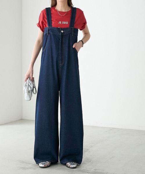 「BONLECILL」 デニムパンツ M ネイビー レディース