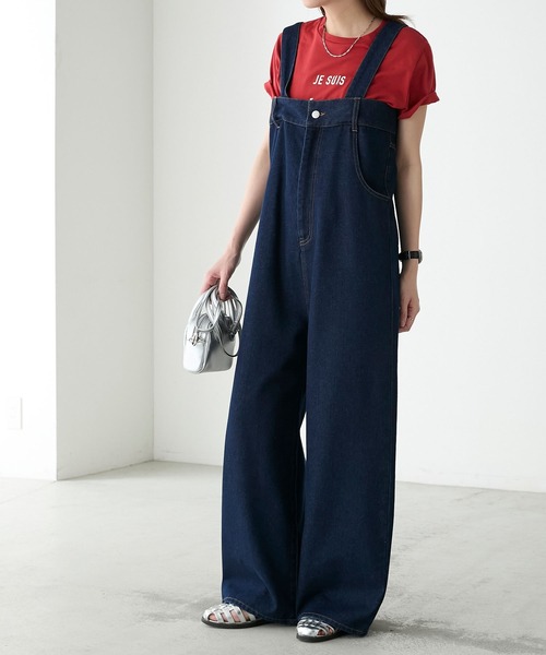 「BONLECILL」 デニムパンツ M ネイビー レディース