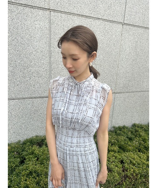 SNIDEL（スナイデル） ノースリーブワンピース 00 パープル レディース