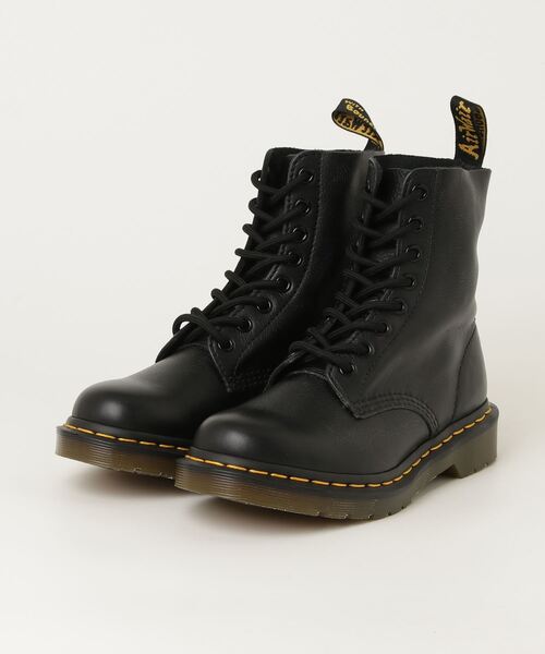 Dr. Martens ブラックブーツ UK 4 ドクターマーチン レザー ショートブーツ UK4 レディース