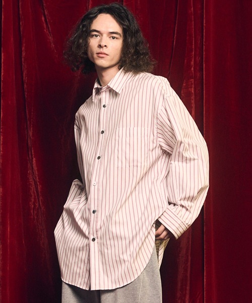 メゾンスペシャル　シャツ UNISEX》Prime-Over Cupra Regular Collar Shirt/プライムオーバー