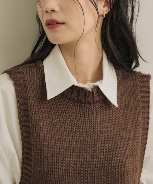 NEUNA（ヌナ） ベスト ジレ フリンジベスト レディース : ZOZOTOWN