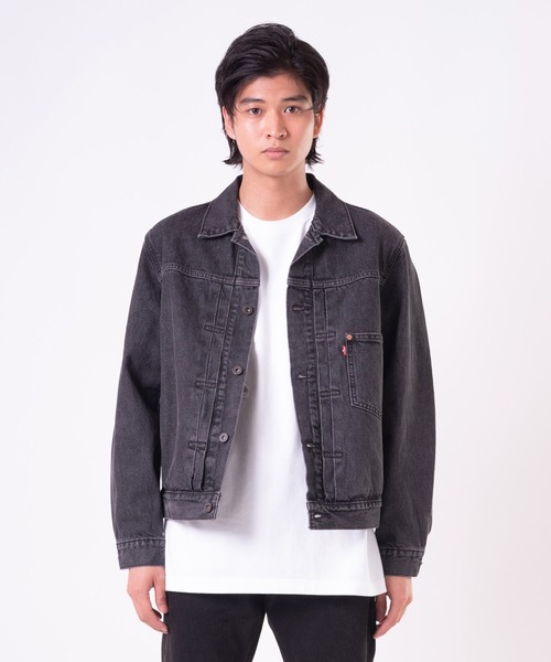 Levi's ブラック　デニムジャケット M相当 Levi's 「Levi's」 デニムジャケット M ブラック メンズ