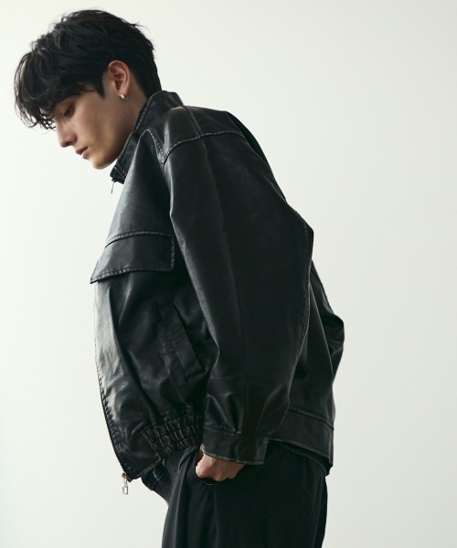 Shoowtime（ショウタイム） ブルゾン アウター Stand collar synthetic