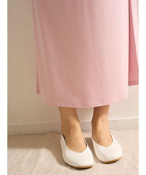 パジャマ ルームウェア フェミニンレーヨンロゴワンピース レディース | gelato pique | 10