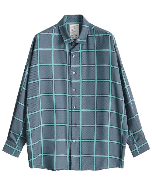 SHAREEF」 長袖シャツ 2 ミント メンズ