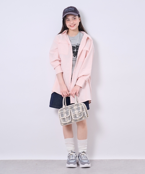 pom ponette junior（ポンポネット ジュニア） リュック 配色ボストン