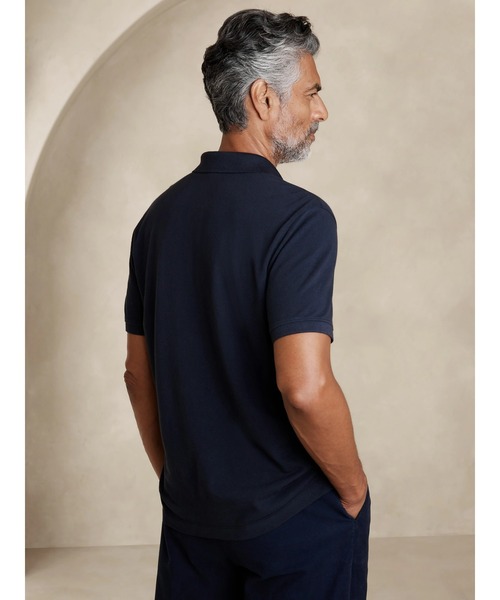 「BANANA REPUBLIC FACTORY STORE」 半袖ポロシャツ S ブルー メンズ_画像2