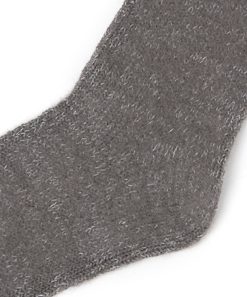 靴下 クルーラメシャギーソックス / 581253 レディース | LAKOLE | 03