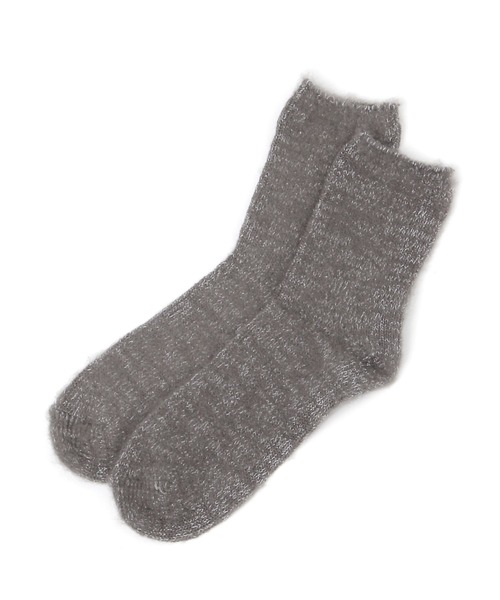 靴下 クルーラメシャギーソックス / 581253 レディース | LAKOLE | 08