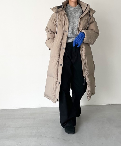 CANAL JEAN（キャナルジーン） ダウンコート 2 ブラック レディース