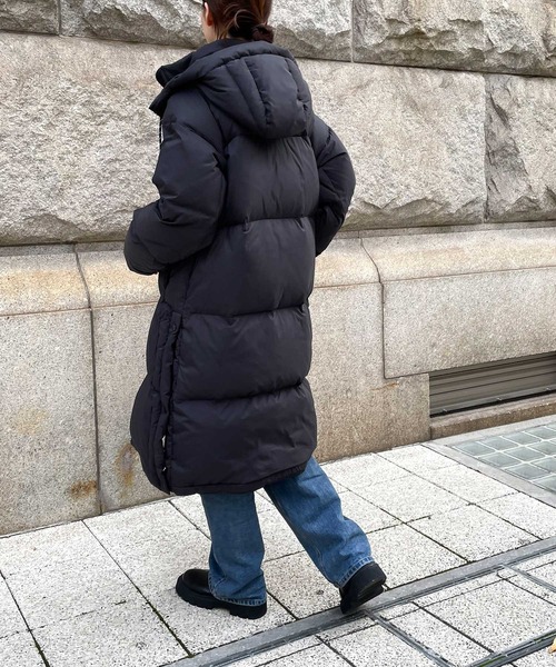 CANAL JEAN（キャナルジーン） ダウンコート 2 ブラック レディース