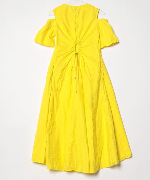 「SAYAKADAVIS」 半袖ワンピース 2 イエロー レディース_画像2