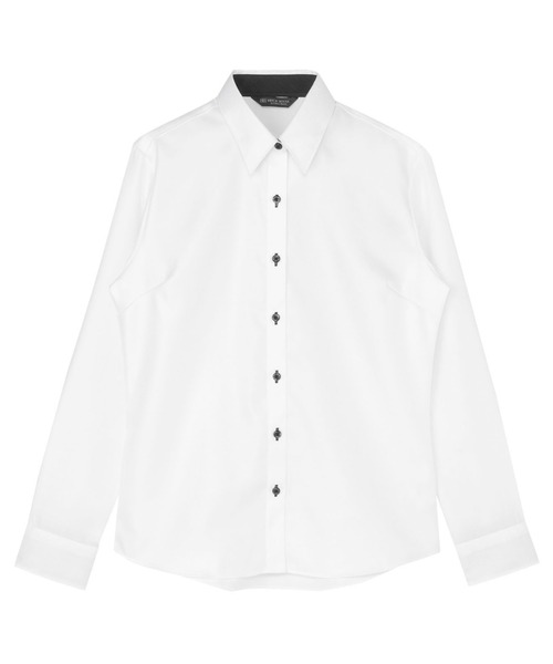 フォーマル ブラウス シャツ 形態安定ノンアイロン レギュラー 長袖ビジネスワイシャツ レディース | BRICK HOUSE by TOKYO SHIRT