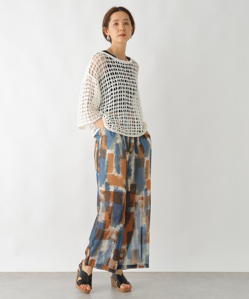 「LEPSIM」 半袖ニット FREE アイボリー レディース_画像5